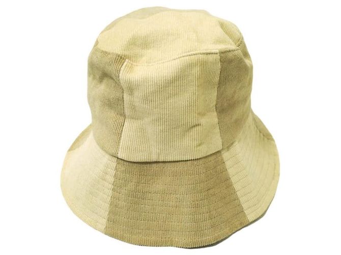 Autre Marque Cappello bucket in corduroy SLY beige - vista 2