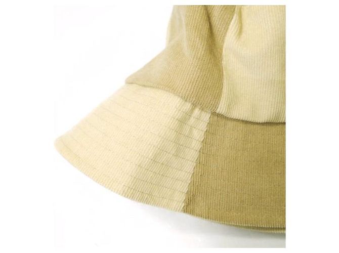 Autre Marque Cappello bucket in corduroy SLY beige - vista 4