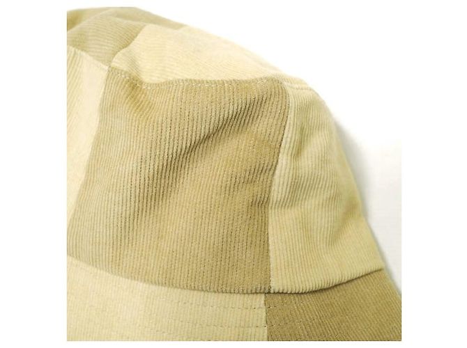 Autre Marque Cappello bucket in corduroy SLY beige - vista 5