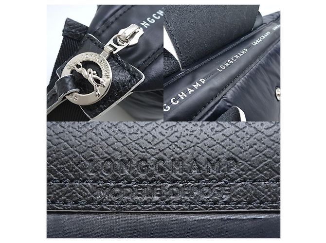 Borsa a spalla 2 in 1 in nylon e pelle Longchamp - vista 5