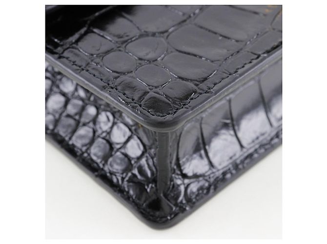 Borsa a spalla mini in pelle goffrata Balenciaga Nero - vista 4