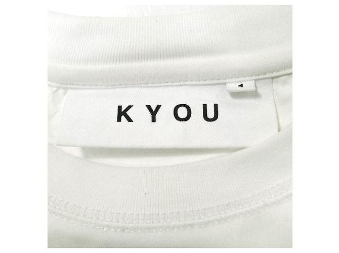 Autre Marque Camiseta de algodón KYOU TEE-NS05 Comfort Pack-Tees Blanco - vista 3