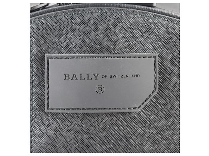 Zaino in pelle nera Bally Sarkis PBB Off Shore Nero - vista 9