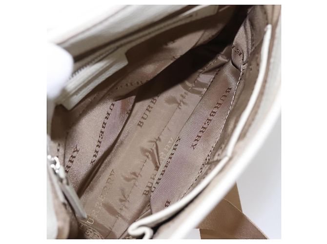 BURBERRY Nova Check Schultertasche aus Canvas Beige Auth yk16685 - Ansicht 16