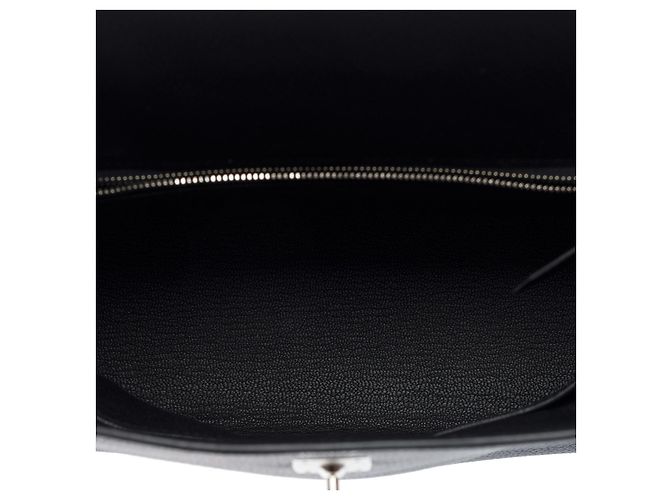 Hermès Sac HERMES Kelly 25 en Cuir Noir - 102379 - vue 9