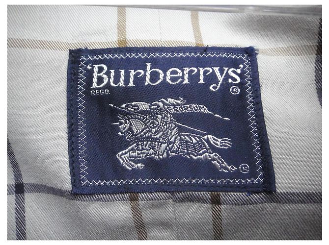 Gabardina Burberry Morada de Gabardina de Algodón Púrpura - vista 3