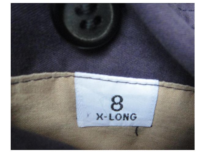 Gabardina Burberry Morada de Gabardina de Algodón Púrpura - vista 6