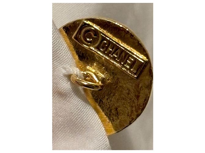 Camicia bianca vintage Chanel doppiopetto, 38 Bianco Crudo - vista 10