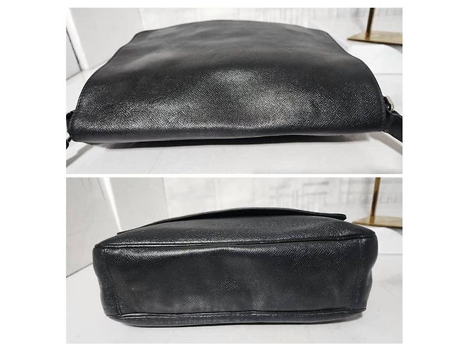 Borsa messenger/crossbody Louis Vuitton Taiga Viktor blu navy profondo - vista 7