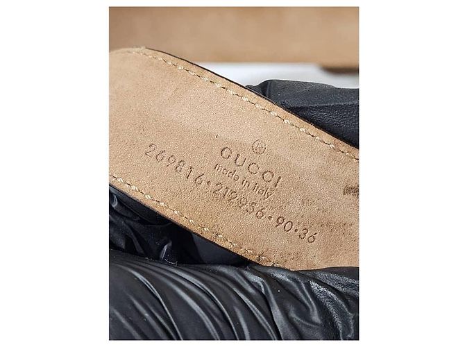 Gucci Microguccissima Leder Gürtel mit metallischer Pferdebit-Schnalle in Metallic-Braun Größe: 36 - Ansicht 7