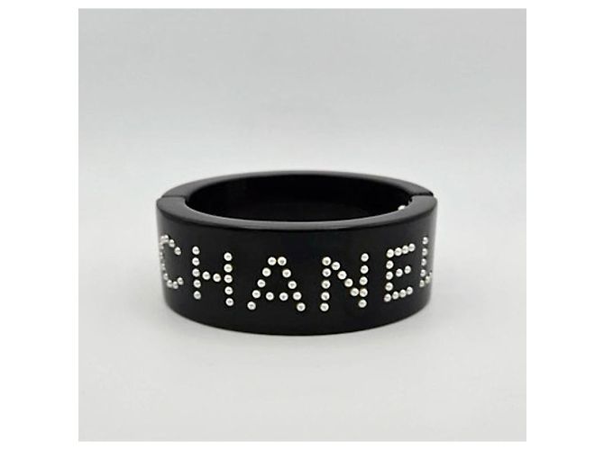 Bracciale mini perle nere Chanel COCO, 2008 P Nero Crudo Silver hardware - vista 2
