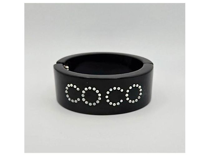 Bracciale mini perle nere Chanel COCO, 2008 P Nero Crudo Silver hardware - vista 3