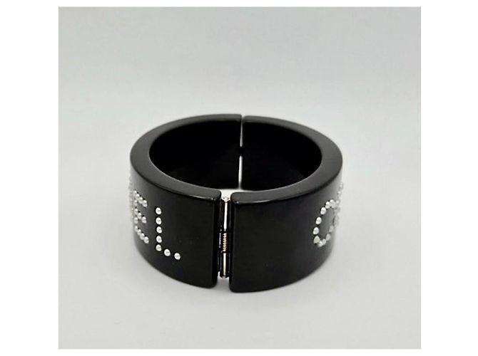 Bracciale mini perle nere Chanel COCO, 2008 P Nero Crudo Silver hardware - vista 6
