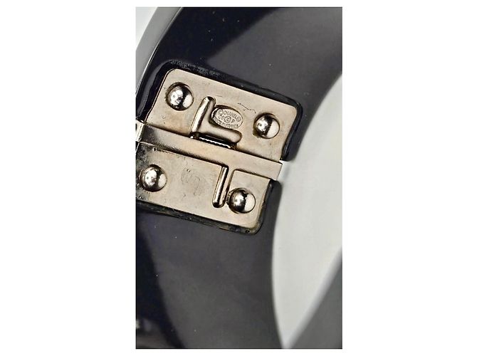 Bracciale mini perle nere Chanel COCO, 2008 P Nero Crudo Silver hardware - vista 9