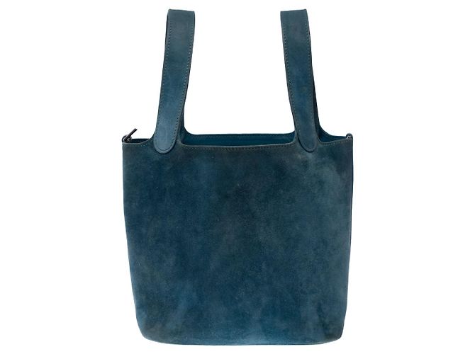 Hermès Borsa HERMES Picotin in Svezia Blu - 102403 - vista 3