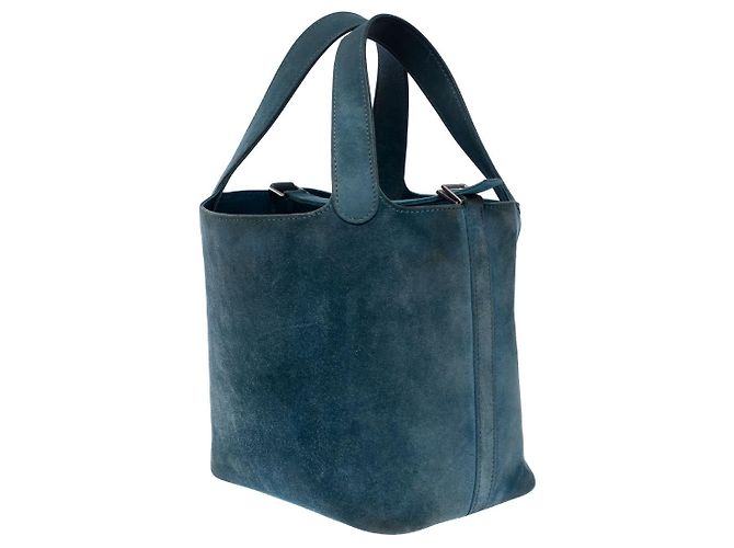 Hermès Borsa HERMES Picotin in Svezia Blu - 102403 - vista 4