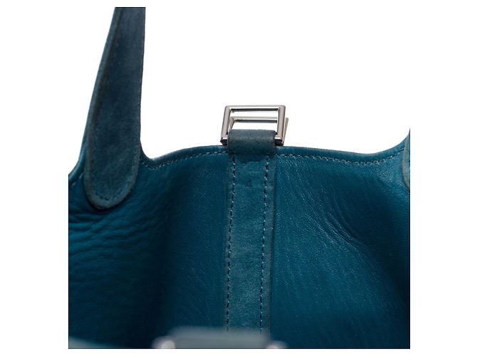 Hermès Borsa HERMES Picotin in Svezia Blu - 102403 - vista 7