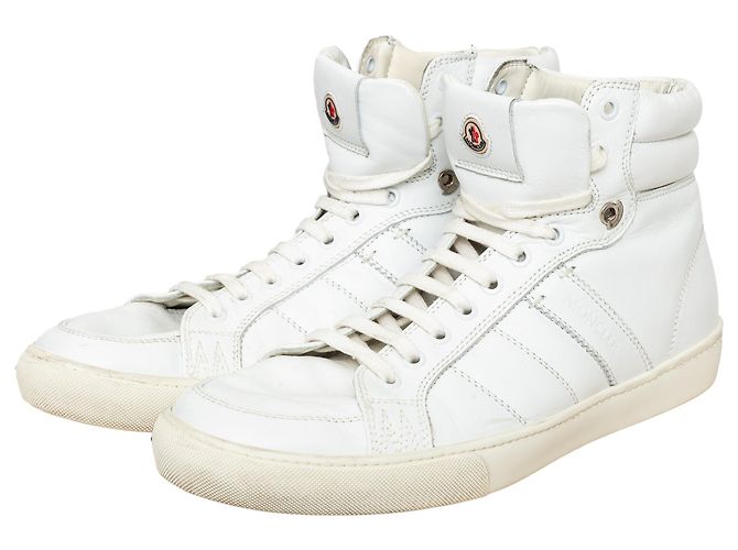Sneakers alte Moncler Lyon Bianco - vista 4
