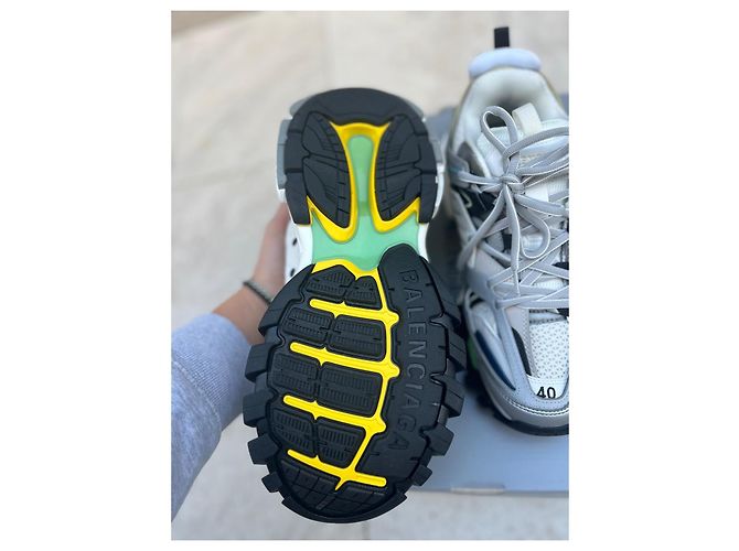 Balenciaga Track Sneaker Leder Grau - Ansicht 4