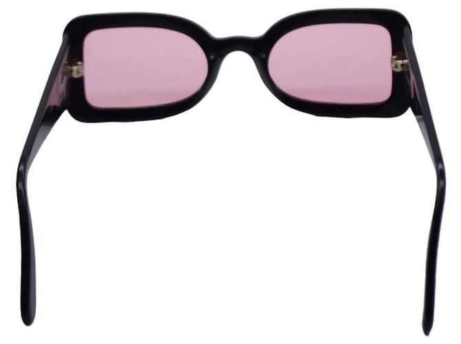 Occhiali da sole tinti Chanel Nero Oro Logo Rosa Rosso 05977 D'oro - vista 4