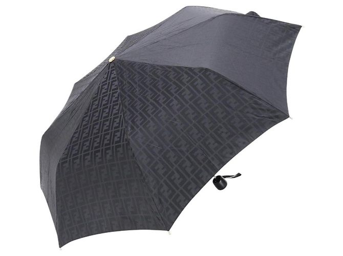 Fendi Zucca Logo Black Monogram Umbrella - view 2