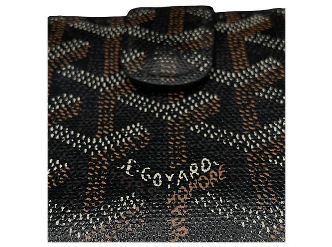 Portafoglio Tuileries bi-fold in pelle nera con monogramma Goyard e zip Nero - vista 3