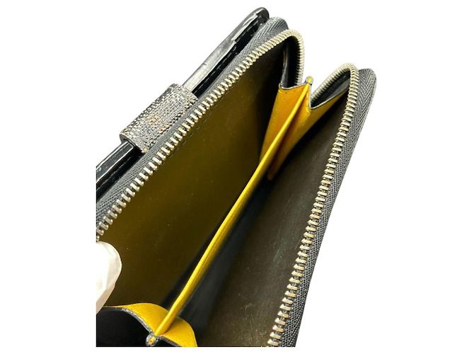 Portafoglio Tuileries bi-fold in pelle nera con monogramma Goyard e zip Nero - vista 7
