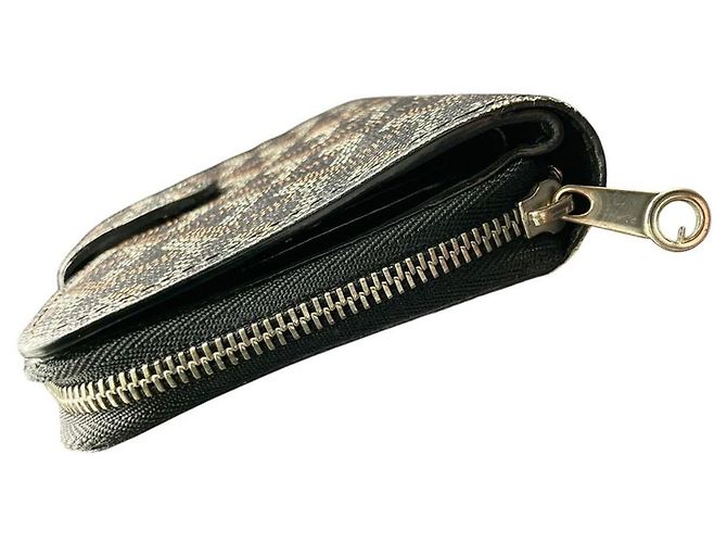 Portafoglio Tuileries bi-fold in pelle nera con monogramma Goyard e zip Nero - vista 8