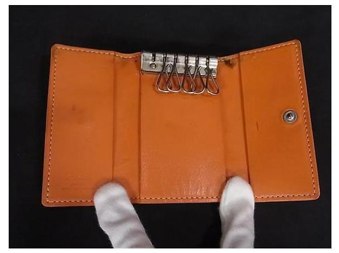 Goyard Orange Monogramm Saint Pierre Schlüsselhalter Tasche - Ansicht 10