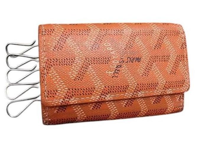 Goyard Orange Monogramm Saint Pierre Schlüsselhalter Tasche - Ansicht 7