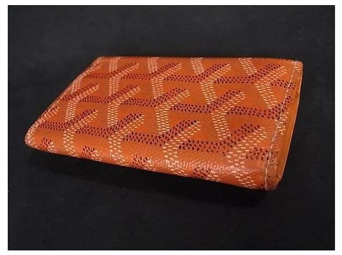 Goyard Orange Monogramm Saint Pierre Schlüsselhalter Tasche - Ansicht 8