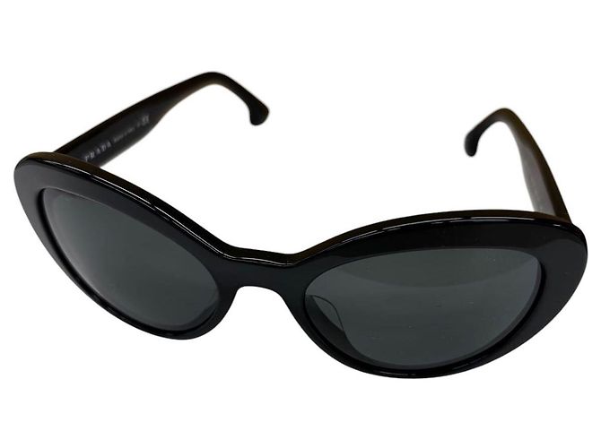 Gafas de sol cat-eye de acetato negro Prada SPR-15Q-F - vista 2