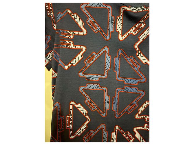 Abito T-shirt Hermès Blu Navy Cotone - vista 4