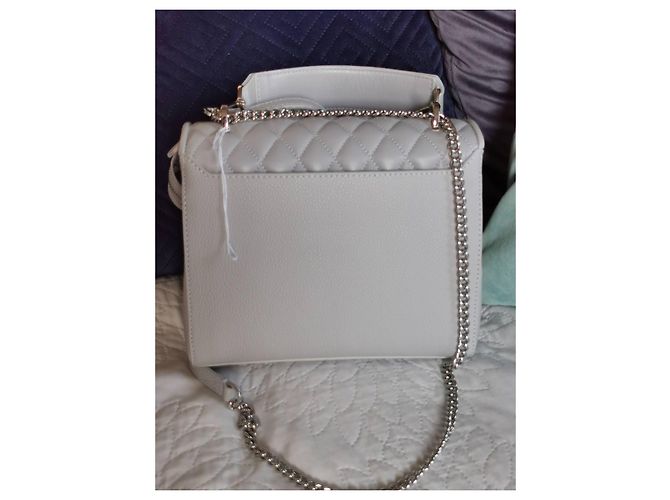 Borsa Lancel Ninon Grigia in Pelle Grigio - vista 4