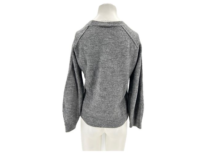 Bimba & Lola BIMBA Y LOLA Strickwaren T.International M Wolle Grau - Ansicht 2