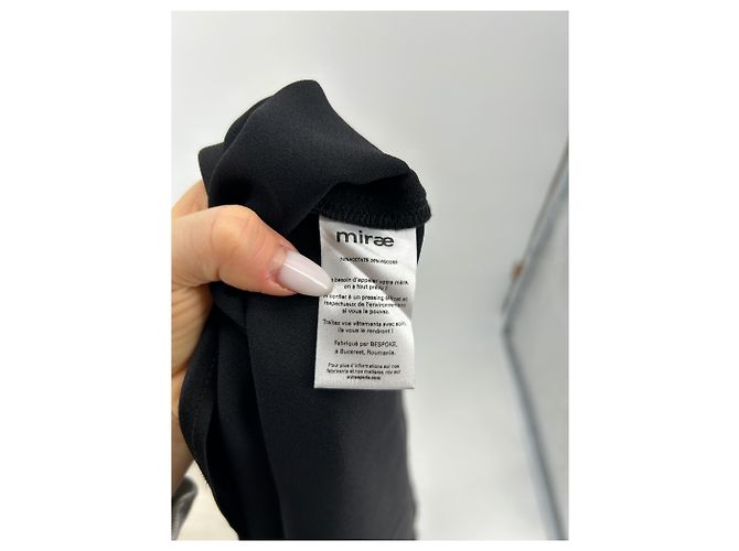 Autre Marque MIRAE Kleider T.FR 36 Viskose Schwarz - Ansicht 7