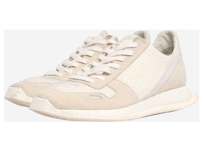 Hogan Neutral Midi H222 suede platform trainers - size EU 36.5 - view 2