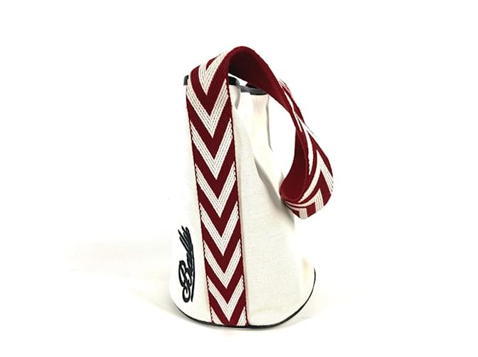 BALLY 6232568 Borsa BRUNILLE Nero Bianco Rosso - vista 2
