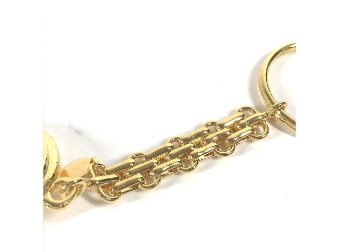 Portachiavi in metallo dorato Chanel D'oro - vista 9