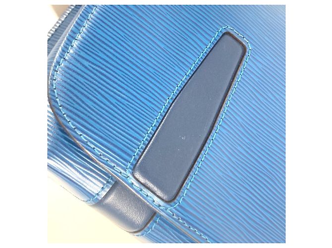 Borsa a Spalla Epi Harrington di Louis Vuitton Blu - vista 10