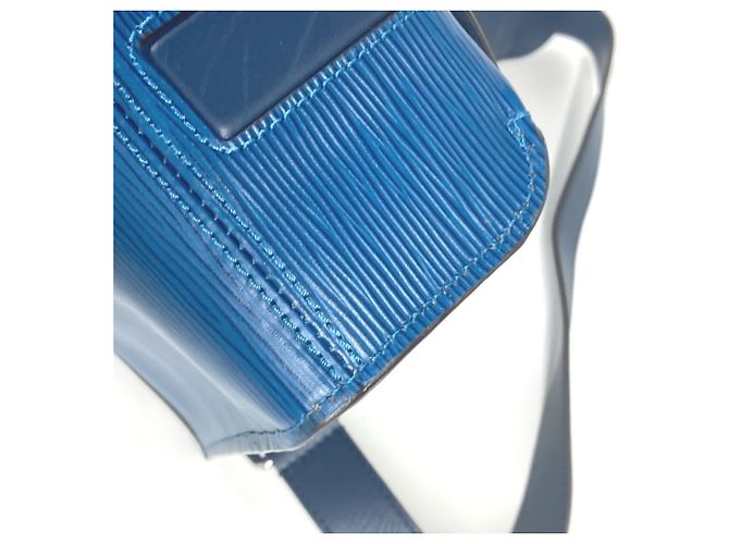 Borsa a Spalla Epi Harrington di Louis Vuitton Blu - vista 13