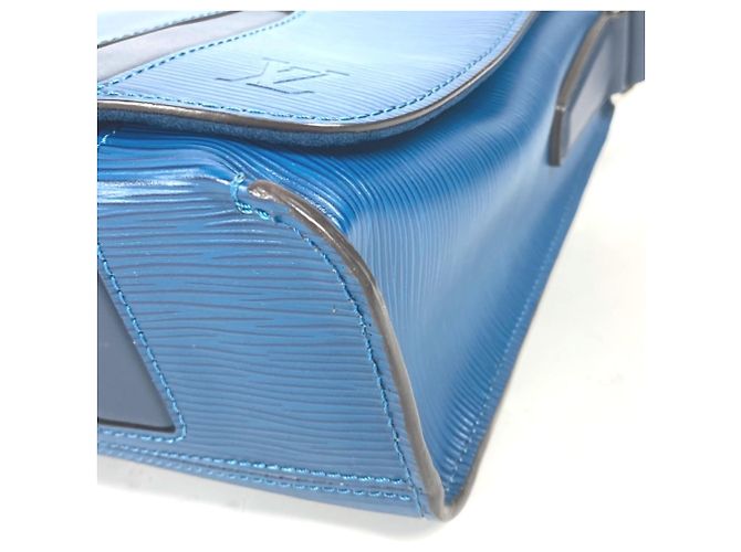 Borsa a Spalla Epi Harrington di Louis Vuitton Blu - vista 6