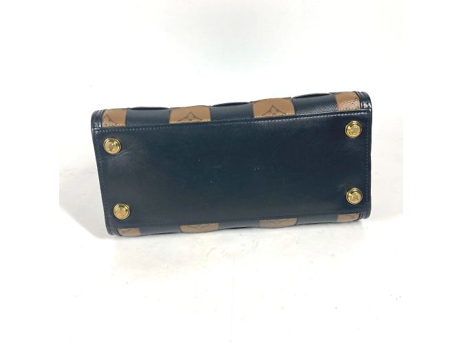Borsa City Steamer PM Monogramma Reverse Louis Vuitton Marrone Nero - vista 10