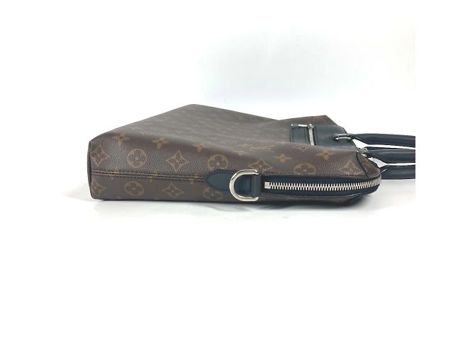 Dokumentenmappe Tag Monogram Macassar Louis Vuitton Braun Schwarz - Ansicht 2