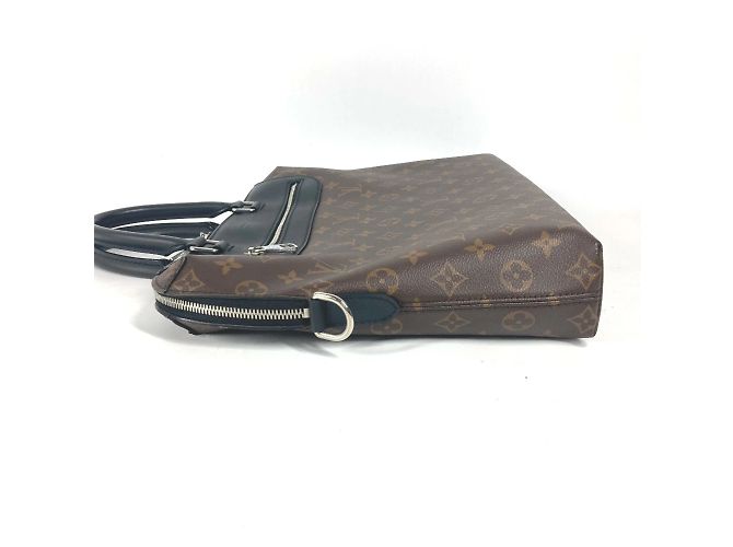Dokumentenmappe Tag Monogram Macassar Louis Vuitton Braun Schwarz - Ansicht 3