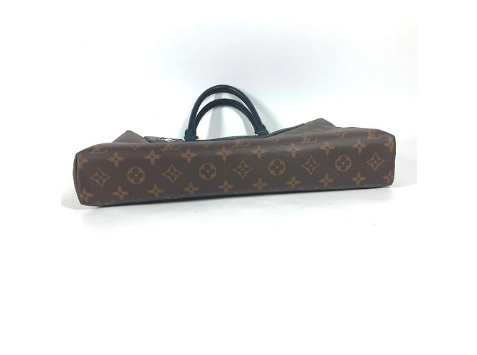 Dokumentenmappe Tag Monogram Macassar Louis Vuitton Braun Schwarz - Ansicht 4