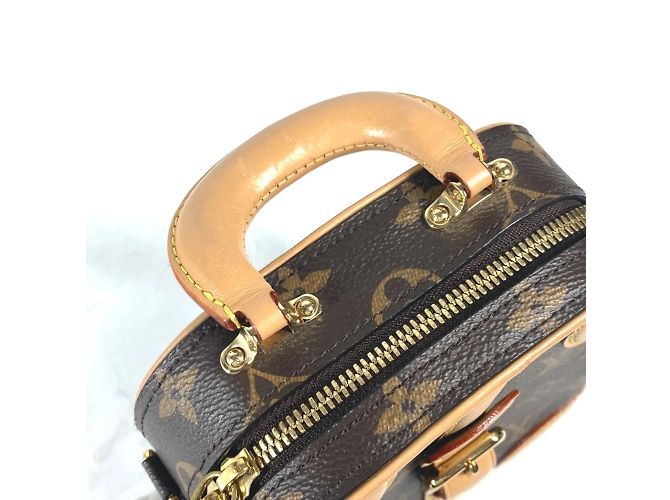 Pochette Verticale Valisette Monogram Louis Vuitton Marrone - vista 10
