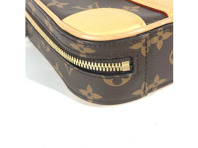 Pochette Verticale Valisette Monogram Louis Vuitton Marrone - vista 7