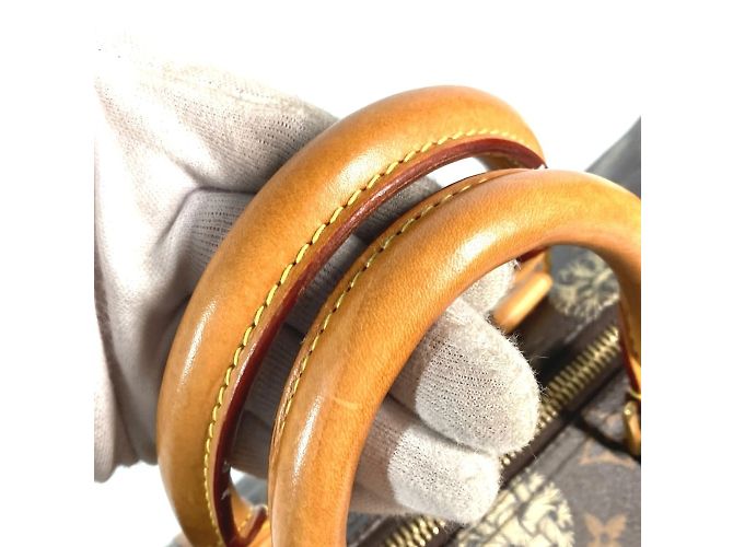 Borsa Keepall Bandoulière 45 della collaborazione Louis Vuitton Monogram Christopher Nemeth Marrone - vista 6