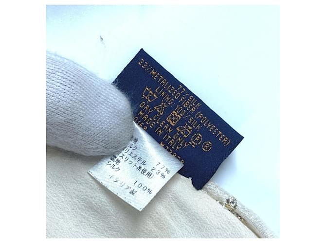 Sciarpa Louis Vuitton Monogram Lame Etoile D'oro Crudo - vista 3